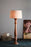 Emac & Lawton Candela Large Dark Natural Turned Wood Candlestick Floor Lamp Base Only
