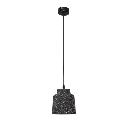 Terrazzo Stone Retro 15.5x16cm Pendants by VM Lighting - Black