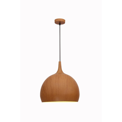 Lomax Modern Oak Pendant by VM Lighting