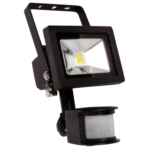 Oriel Lighting FOCO 10W SENSOR Black Outdoor IP65 LED Flood Light with Sensor