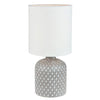 Oriel Lighting Vera ceramic base complete with shade.