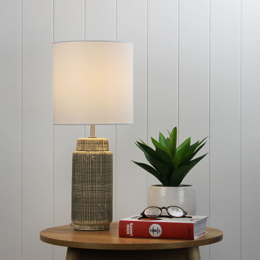 Oriel Lighting ZAMORA TABLE LAMP Complete Ceramic