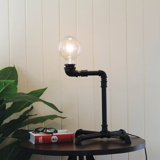 Oriel Lighting BRADWAY TABLE LAMP BASE Retro Vintage Pipe Table