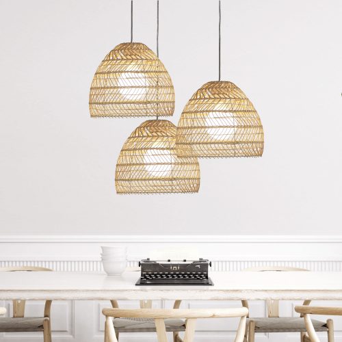 Oriel Lighting METTE.35 SHADE ONLY Natural cane woven rattan