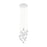 Eglo Lighting chrome-plated steel, frost & clear glass with Crystals