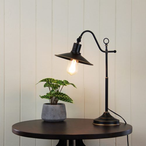 Oriel Lighting BOSTON TABLE LAMP Retro Insutrial Table or Desk Lamp