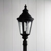 Oriel Lighting BRISTOL TOP And POST Outdoor Traditional Top with Post Black