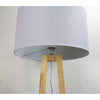 Oriel Lighting EDRA FLOOR LAMP Scandi Floor Lamp with Cotton Shade