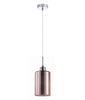 Clearance - CLA ESPEJO4 Interior Iron & Rose Gold with Dotted Effect Oblong Pendant Lights