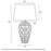 Telbix Madrid Ceramic Table Lamp