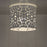 Oriel Lighting VICKY 25cm Laser Cut Metal DIY Ceiling Light
