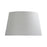 Oriel Lighting 43cm Floor Lamp Shade White Linen Hardback