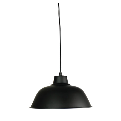 Oriel Lighting Forge 300 Single Pendant Black