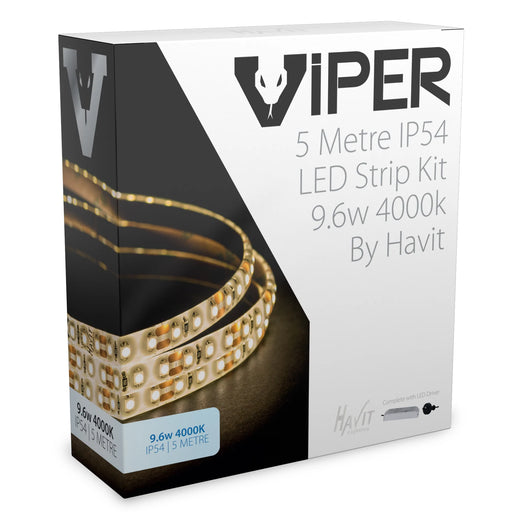Havit VPR9745IP54-120-5M VIPER 9.6w 5m LED Strip kit 4000k