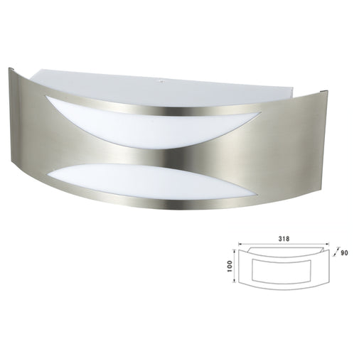 BRUSSLES Stainless Steel Wall Light by VM Lighting