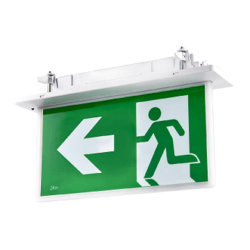 3A Lighting Exit Sign Blade Recessed