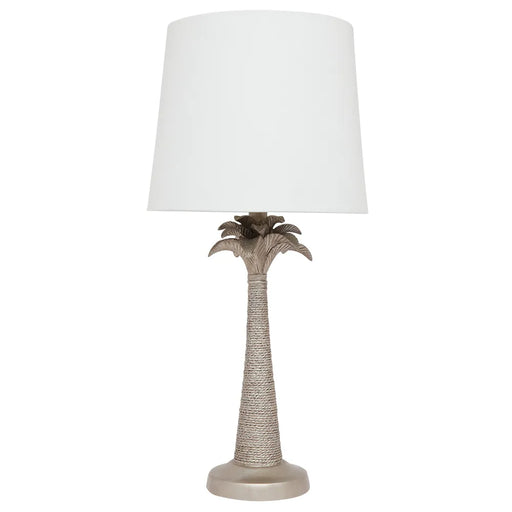 Cafe Beverly Table Lamp Antique Silver