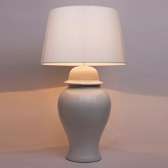 Cafe Salvador Table Lamp White