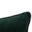 Cafe Serene Square Feather Cushion Forest Green Chenille
