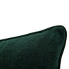 Cafe Serene Square Feather Cushion Forest Green Chenille