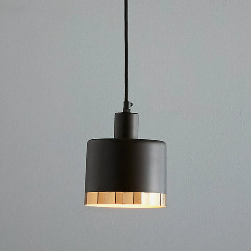 Zaffero Montreux Ceiling Pendant Small Black and Gold