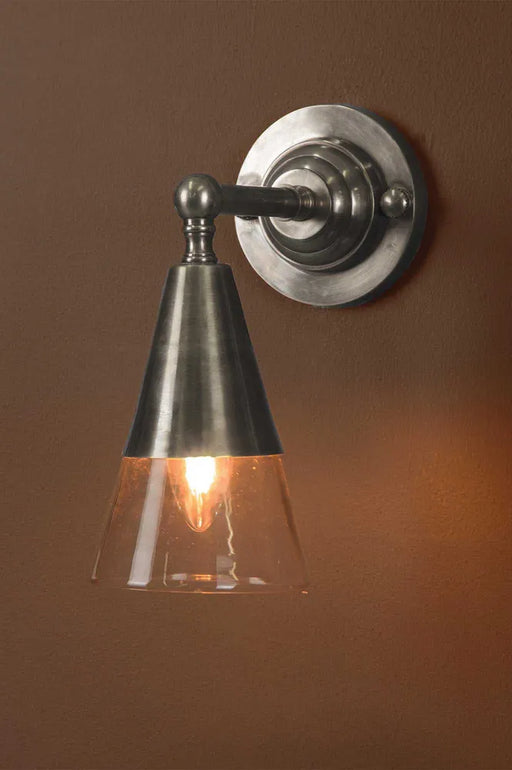 Emac & Lawton Otto Wall Light With Glass Shade