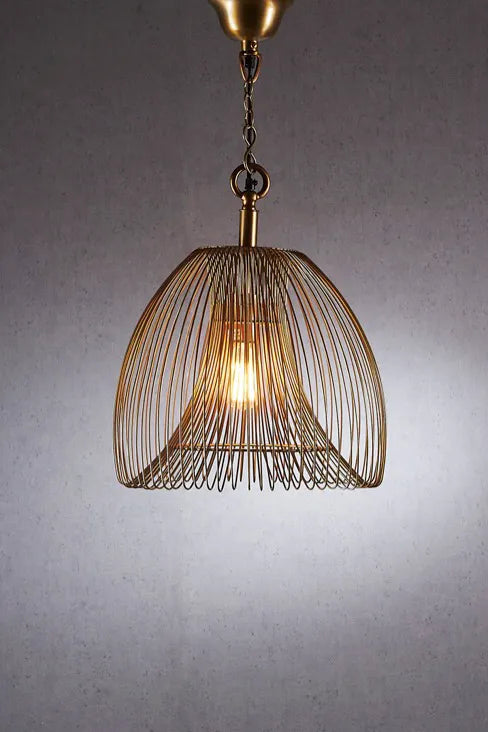 Emac & Lawton Baker Ceiling Pendant Small Gold
