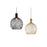 GABBIA Small Wooden Look Pendant by VM Lighting