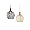GABBIA Large Wooden Look Pendant by VM Lighting