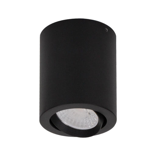 Domus NEO-10 Round 10W Surface Mount Tiltable LED Dimmable IP20 Downlight Black