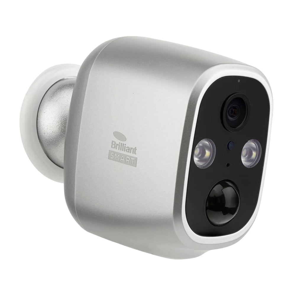 Brillant Smart FLARE Smart WiFi Rechargeable Camera with Light