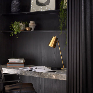 Mayfield Arlen Brass and Black Desk Lamp