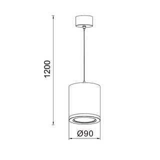 3A 15w Tri Colour Ceiling Pendant DL2082P