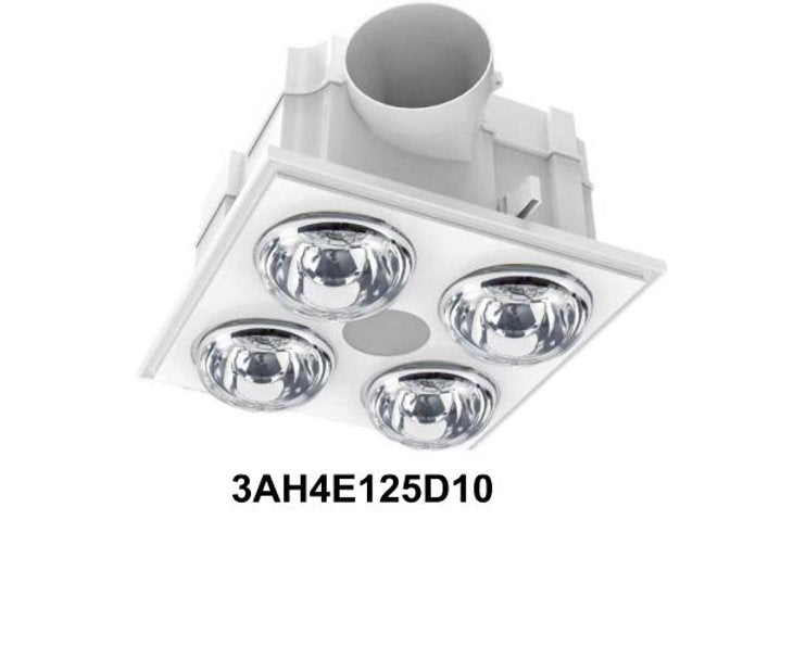 3A 4 Heat Bathroom 3-in-1 Heater — Best Buy Lighting