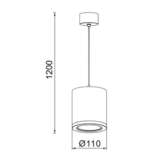 3A 20w Tri Colour Ceiling Pendant DL2092P