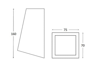 3A Decorative Wall Wedged Light