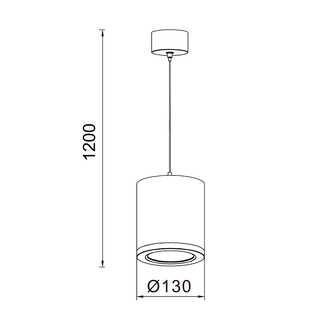 3A 30w Tri Colour Ceiling Pendant DL3082P