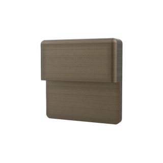 Clearance - Aqualux Hydra AQL-419 Slimline LED Steplight Aged Brass