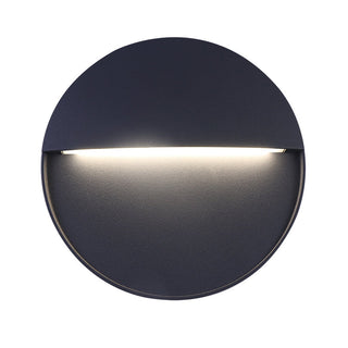 3A Black Round Led Wall Light