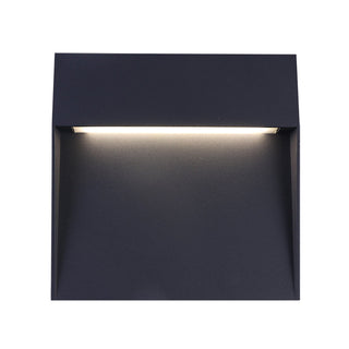 3A Black Square Led Wall Light