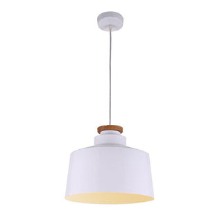Hamil Gloss White Pendant by VM Lighting