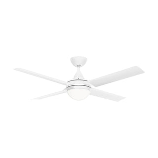 Brilliant 48” AC White Cairns Ceiling Fan With B22 Light