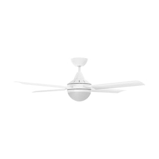 Brilliant 48” AC White Cairns Ceiling Fan With B22 Light