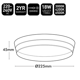 Brilliant LED Light Kit for Cairns Ceiling Fan
