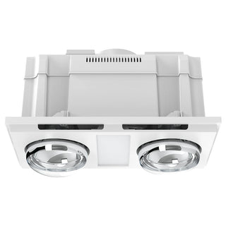 Brilliant White Airforce 2 lights 3-in-1 Bathroom Heater