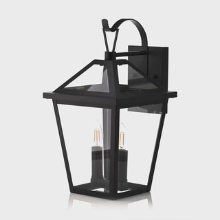 Havit HV3538W-S-BLK Karter Galvanised Iron Black Wall Light