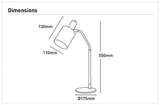 Mercator Balmoral Table Lamp