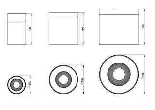 SAL Airlee S9605TC IP65 Surface Mount Downlight