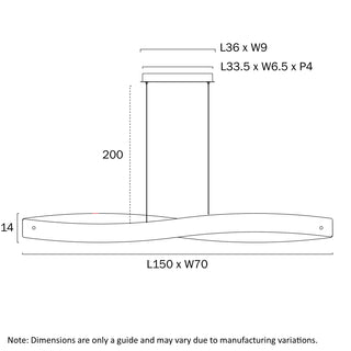 Telbix Arezzo 150 Pendant