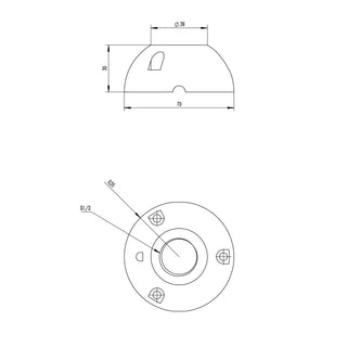SAL Aster SE7367G4/BK IP65 LED Landscape Luminaire 2.5W G4 lamp with Multi-installation Base